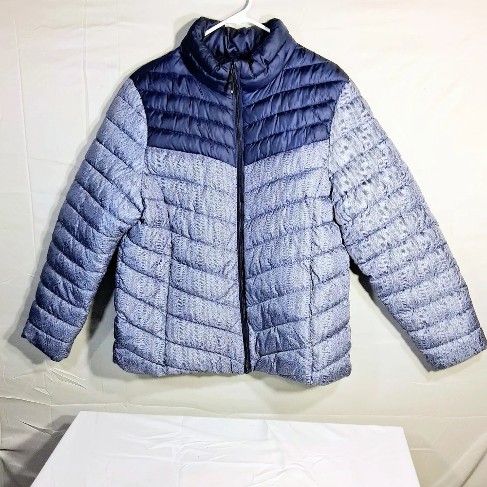 Women's XL Big Chill Full Zip With 2 Zipped Pockets Lined Puffer Coat